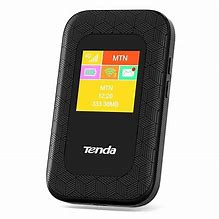 Tenda 4G185 3G/4G Mobile Hotspot, 4G LTE 150Mbps MiFi Device, 4G Router, single_band, Support USB Interface Charging | 2100 mAh Battery (Black)