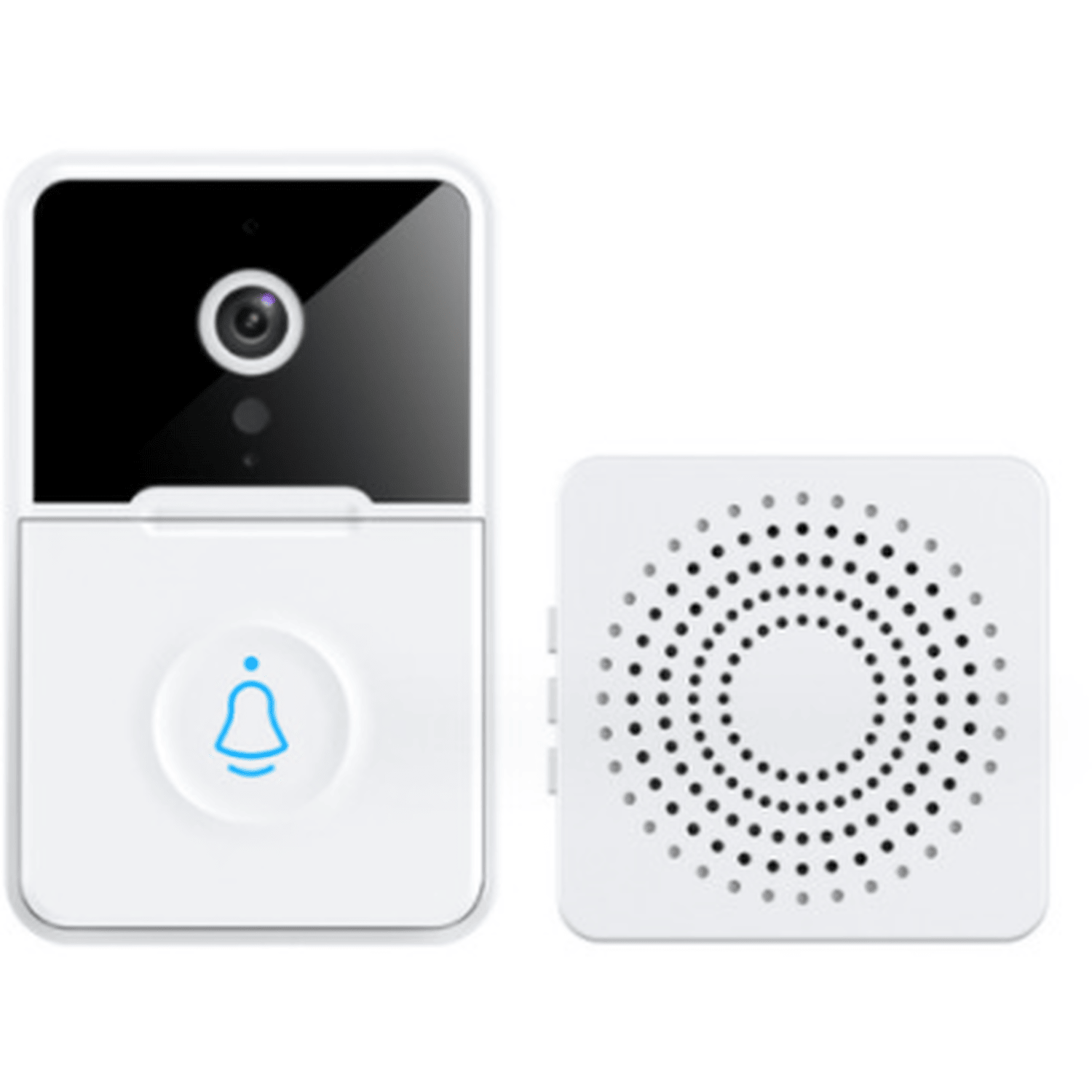 Wireless Home Phone Remote Video Doorbell - White